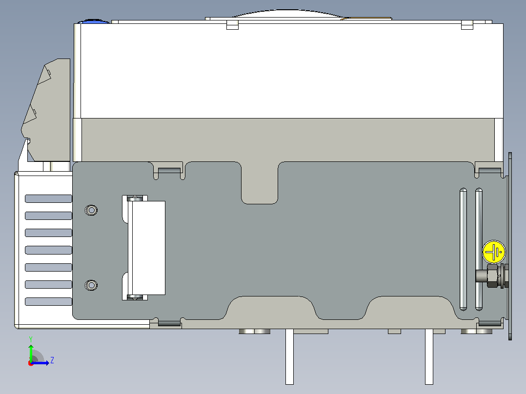 NXA16N_H04-06-F4固定式万能式断路器三维模型图20240902左视图