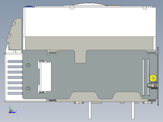 NXA16N_H04-06-F4固定式万能式断路器三维模型图20240902左视缩略图