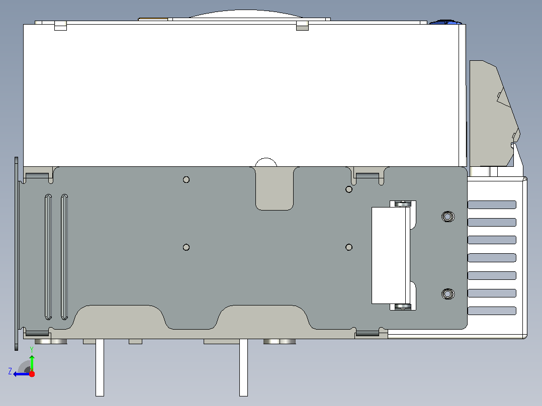 NXA16N_H04-06-F4固定式万能式断路器三维模型图20240902右视图