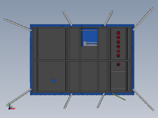 组装式箱式变电站3款含工程图sw16可编辑前视缩略图