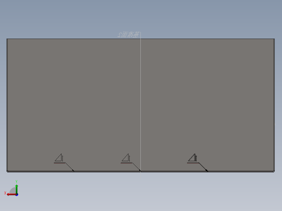 不锈钢文件夹后视图