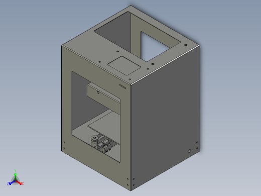 桌面级3D打印机正等轴测缩略图