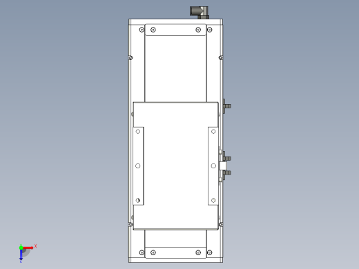 Toyo东佑达直线模组-ECH17-100-BM-750W+煞車俯视缩略图