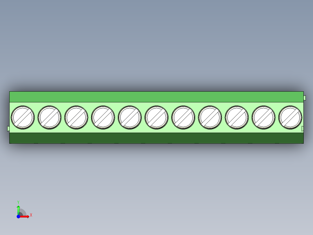 PCB_Terminal_Block_11-P3.5前视图