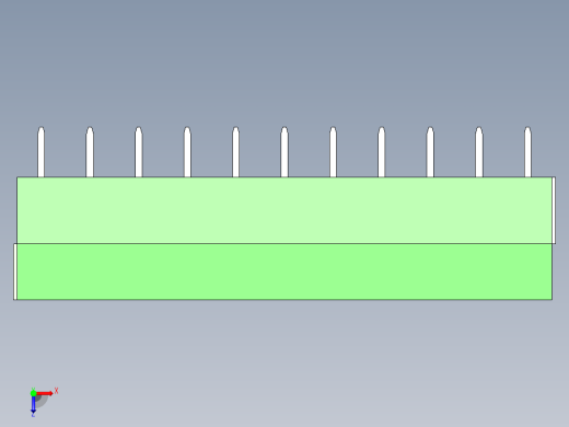 PCB_Terminal_Block_11-P3.5俯视缩略图