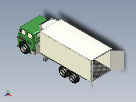 18 英尺 x 7.5 英尺冷冻车保险冷藏车