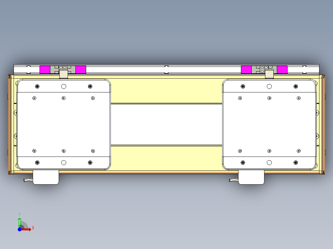 威洛博LC系列3d模型模组2LC17E1Y-S150前视图