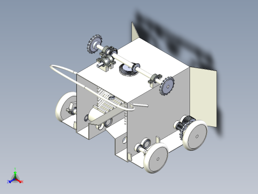 蓝莓收获机总装图