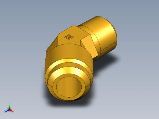 扩口式工业通用硬管接头45Deg Elbow 159F-12-8