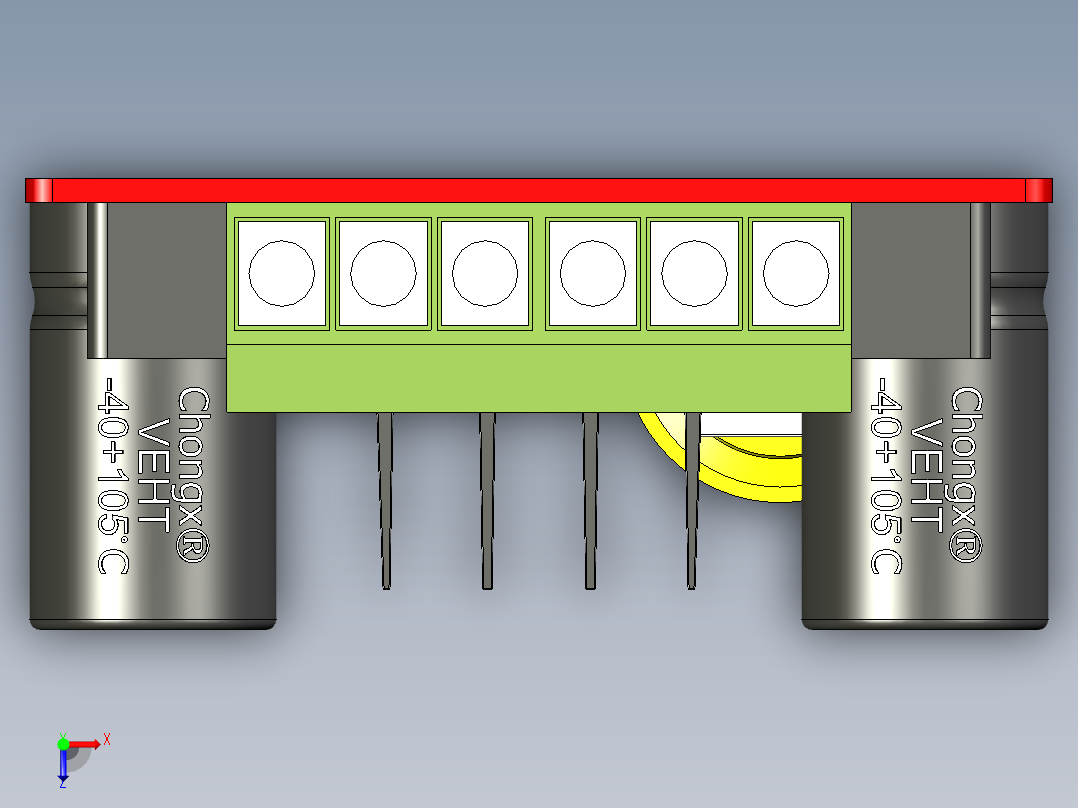 功率放大器5俯视图