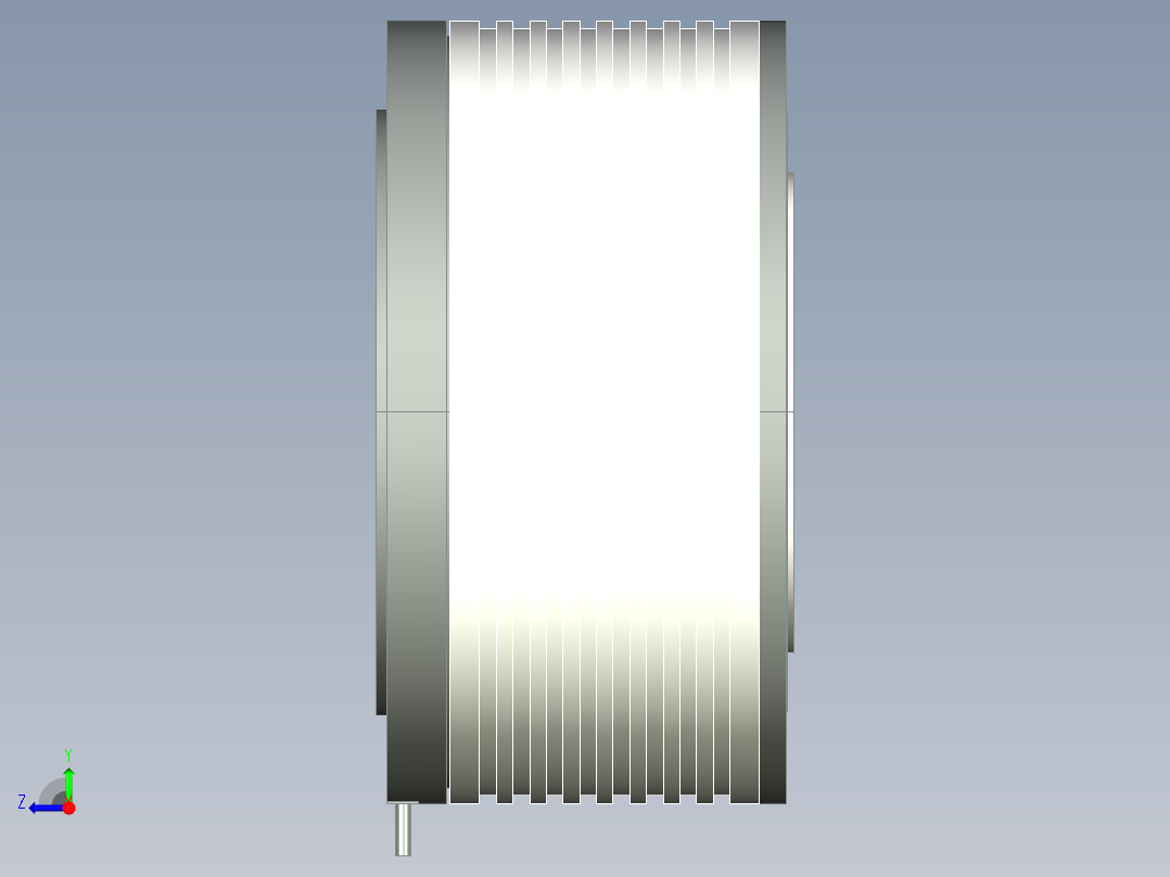 375-1000直驱电机右视图