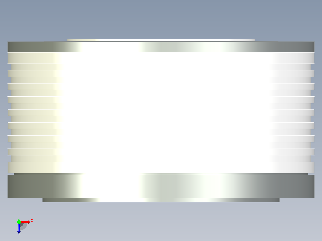 375-1000直驱电机俯视图