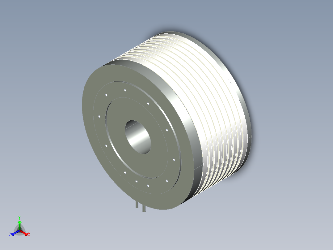 375-1000直驱电机正等轴测图