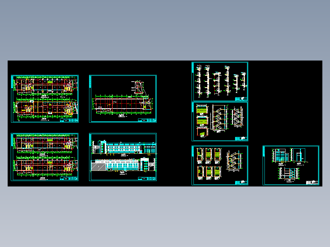 5047.749平方米四层框架办公楼招标文件、清单、CAD图纸22张