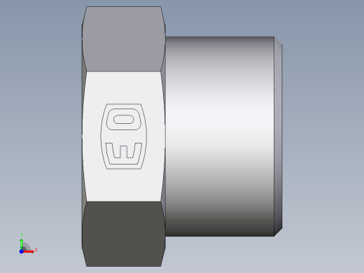 卡套式工业通用硬管接头EO_Blanking_plug_for_tube_ends_ROV16SCFX前视缩略图