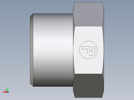卡套式工业通用硬管接头EO_Blanking_plug_for_tube_ends_ROV16SCFX后视缩略图
