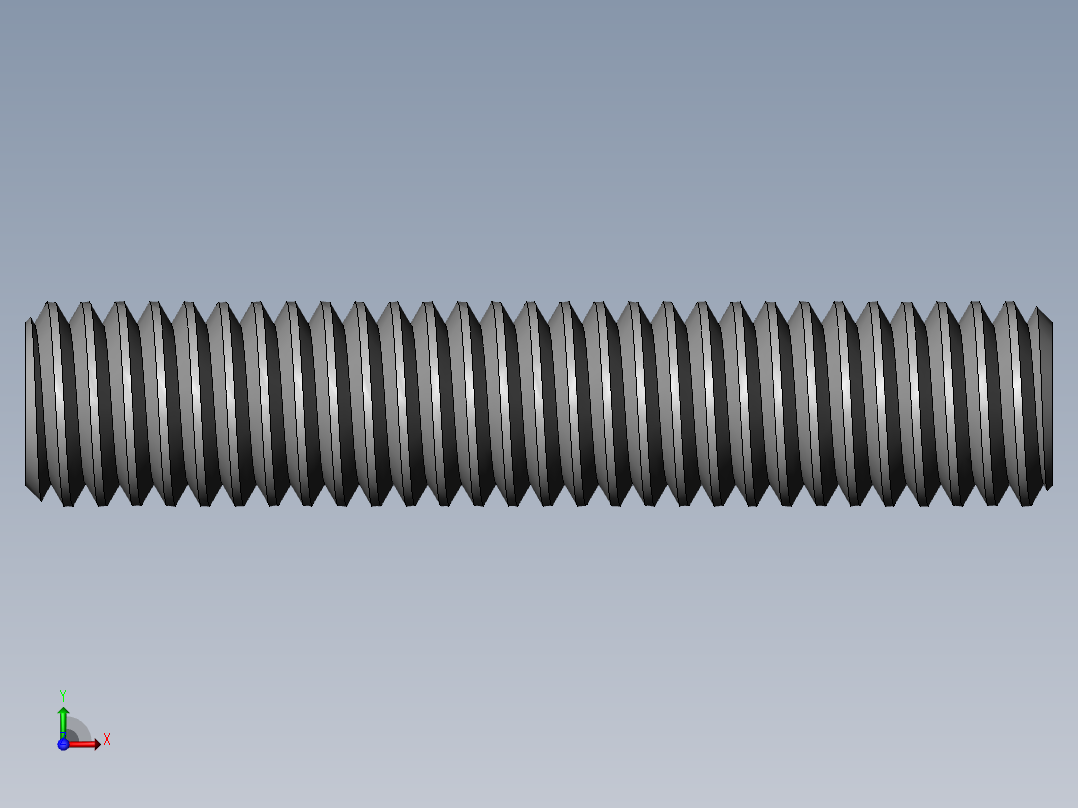 DIN 913-ISO 4026 固定螺钉-M6 L=30.SLDPRT前视图