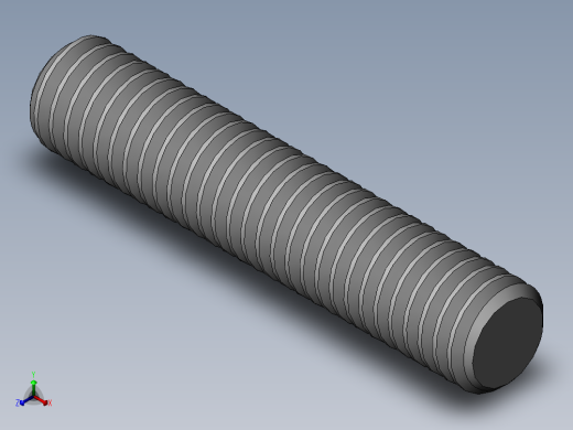 DIN 913-ISO 4026 固定螺钉-M6 L=30.SLDPRT正等轴测缩略图