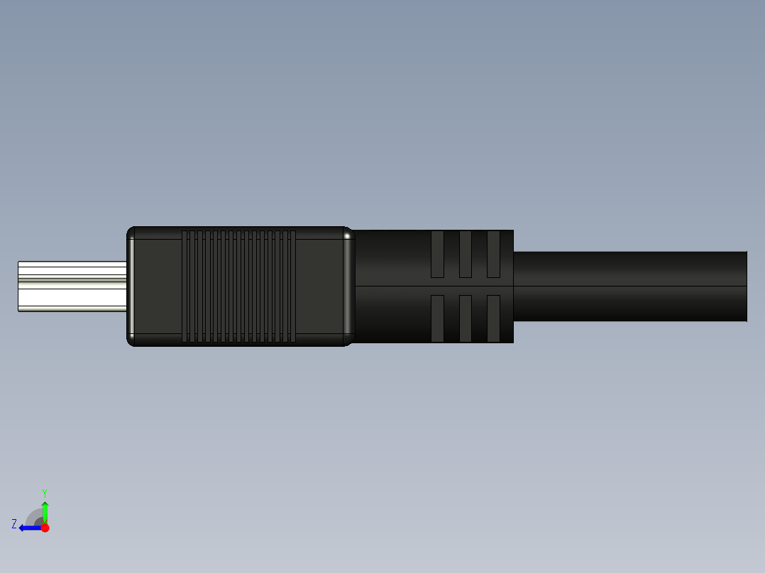 Usb迷你b线右视图