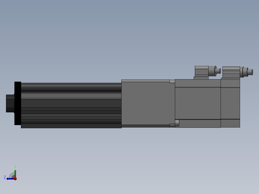 电缸LEY32DS3A-30F右视图