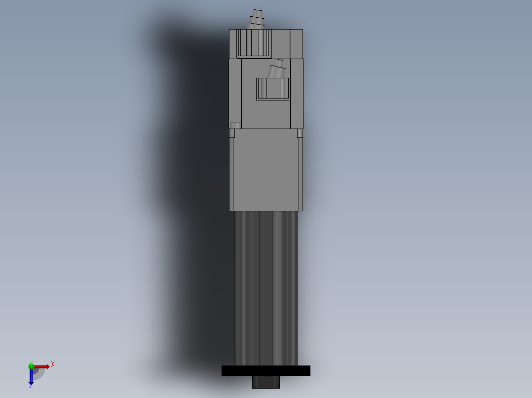 电缸LEY32DS3A-30F俯视图