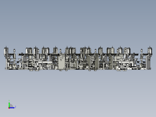 摩托车组装整机线左视缩略图