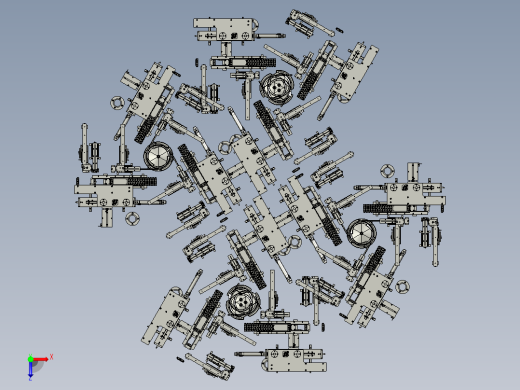 摩托车组装整机线俯视缩略图