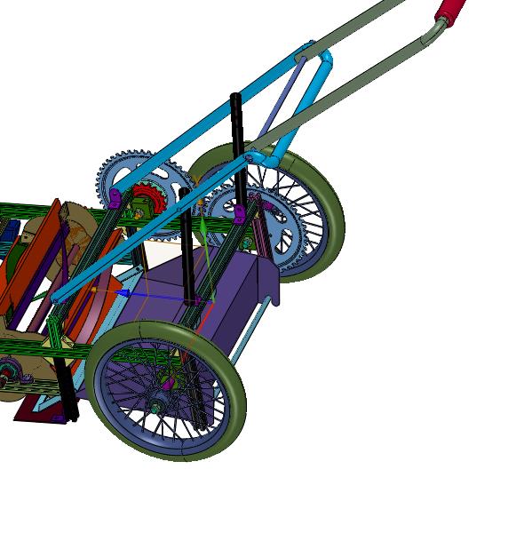 立体小型家用草坪机