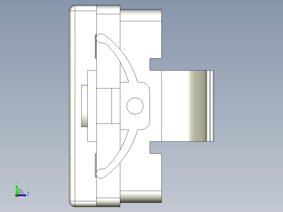 压力传感器EB-P02左视图