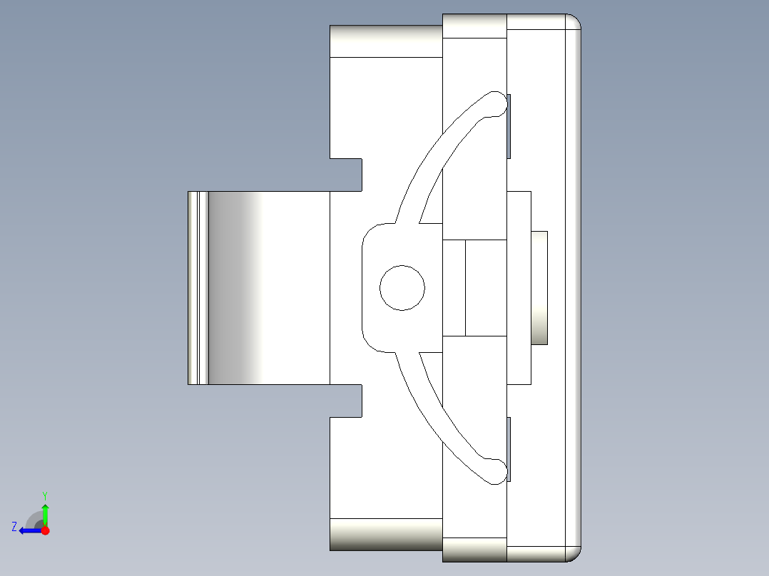 压力传感器EB-P02右视图