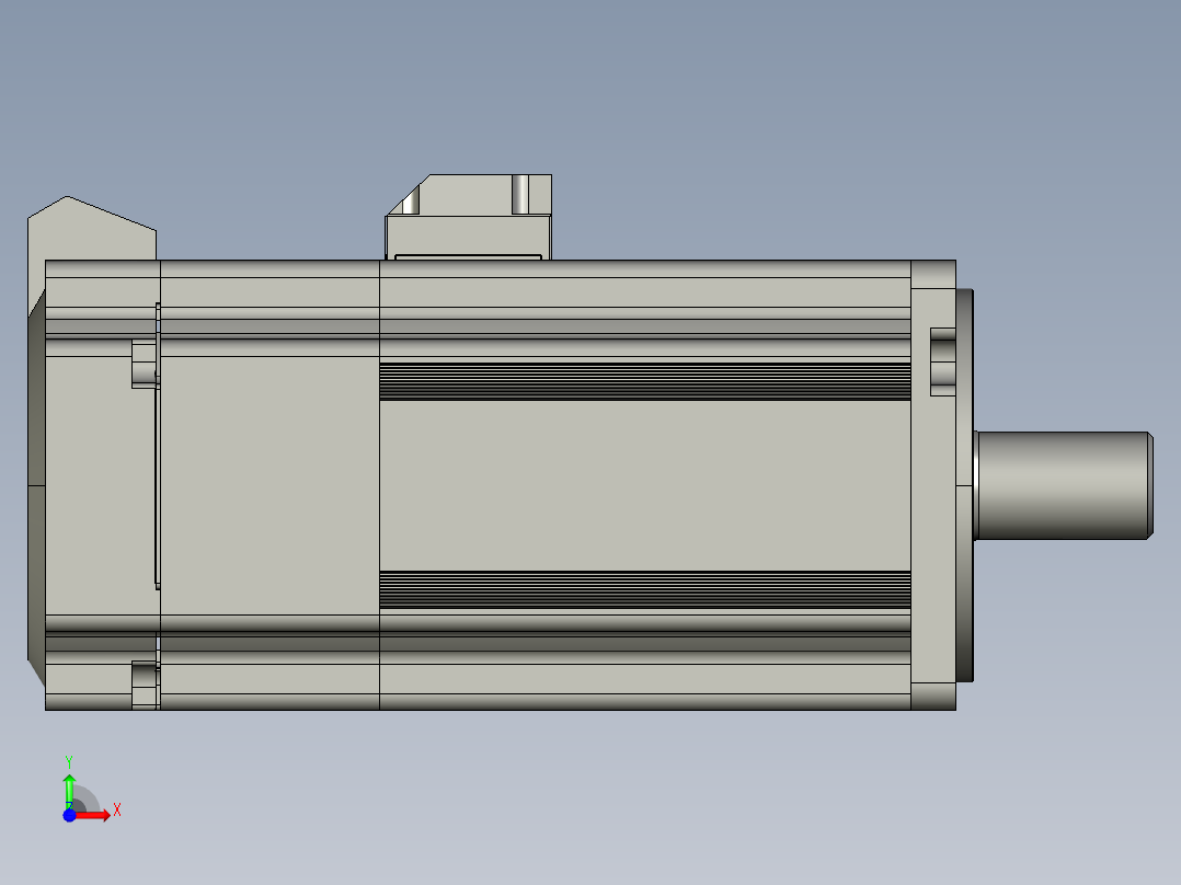 低压伺服电机MF3S-80CS(M)30BZ2-507前视图