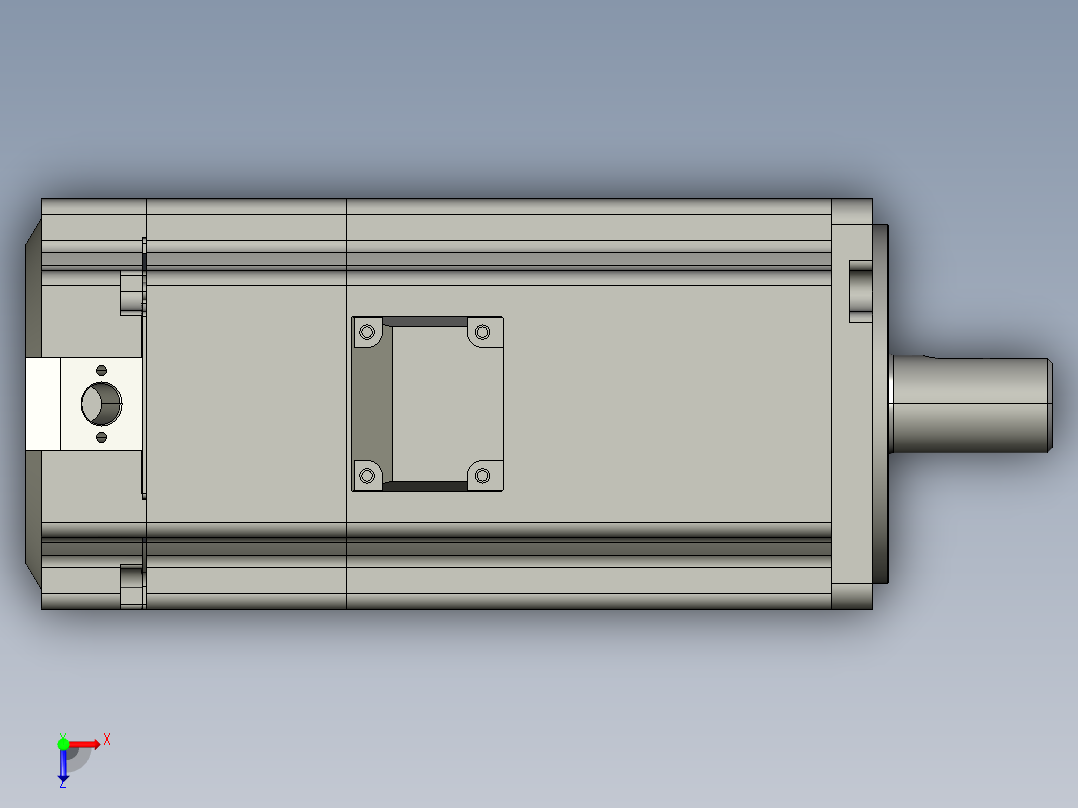 低压伺服电机MF3S-80CS(M)30BZ2-507俯视图