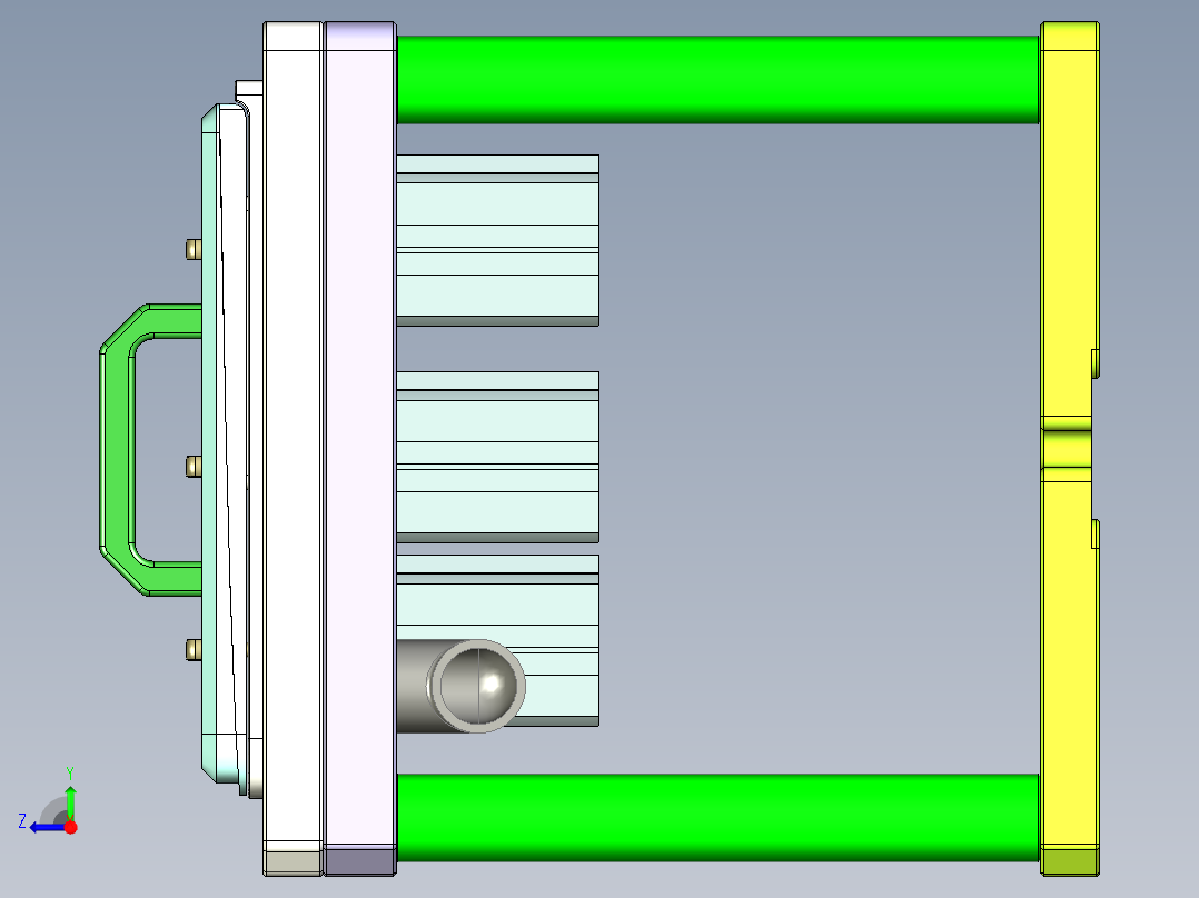 ABV40-C-笔记本CNC工装夹具三维模型CNC2-0516右视图