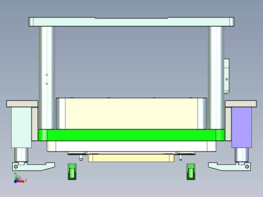 travel-c-笔记本CNC工装夹具三维模型cnc1-0306前视缩略图