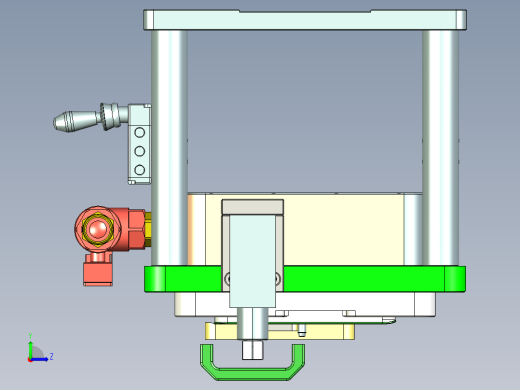 travel-c-笔记本CNC工装夹具三维模型cnc1-0306左视缩略图
