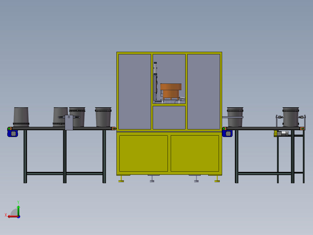 桶提手成型组装设备sw20可编辑后视图