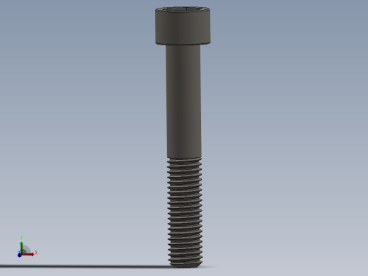 Screw_DIN_912_M10x65_A2.SLDPRT公制内六角螺钉