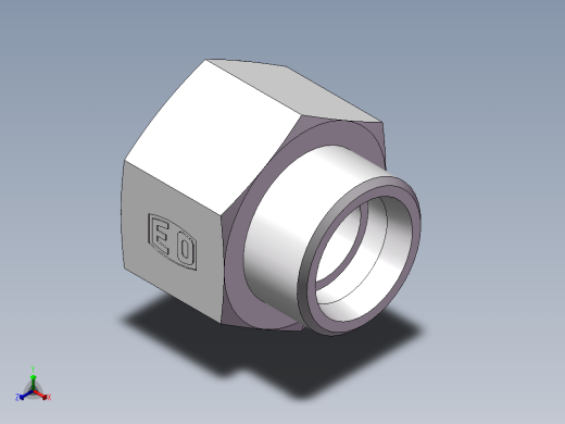 直通内螺纹接头、5DM-42正等轴测缩略图