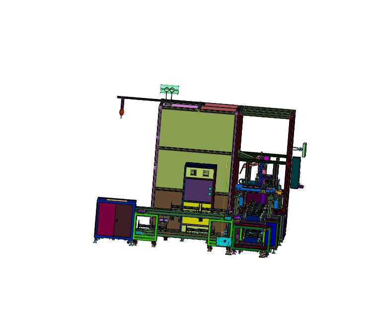 电池组装模组设备的流水线