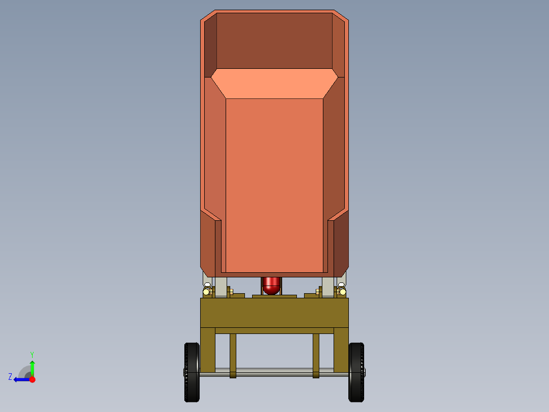 B3003321-多方向倾卸自卸车右视图