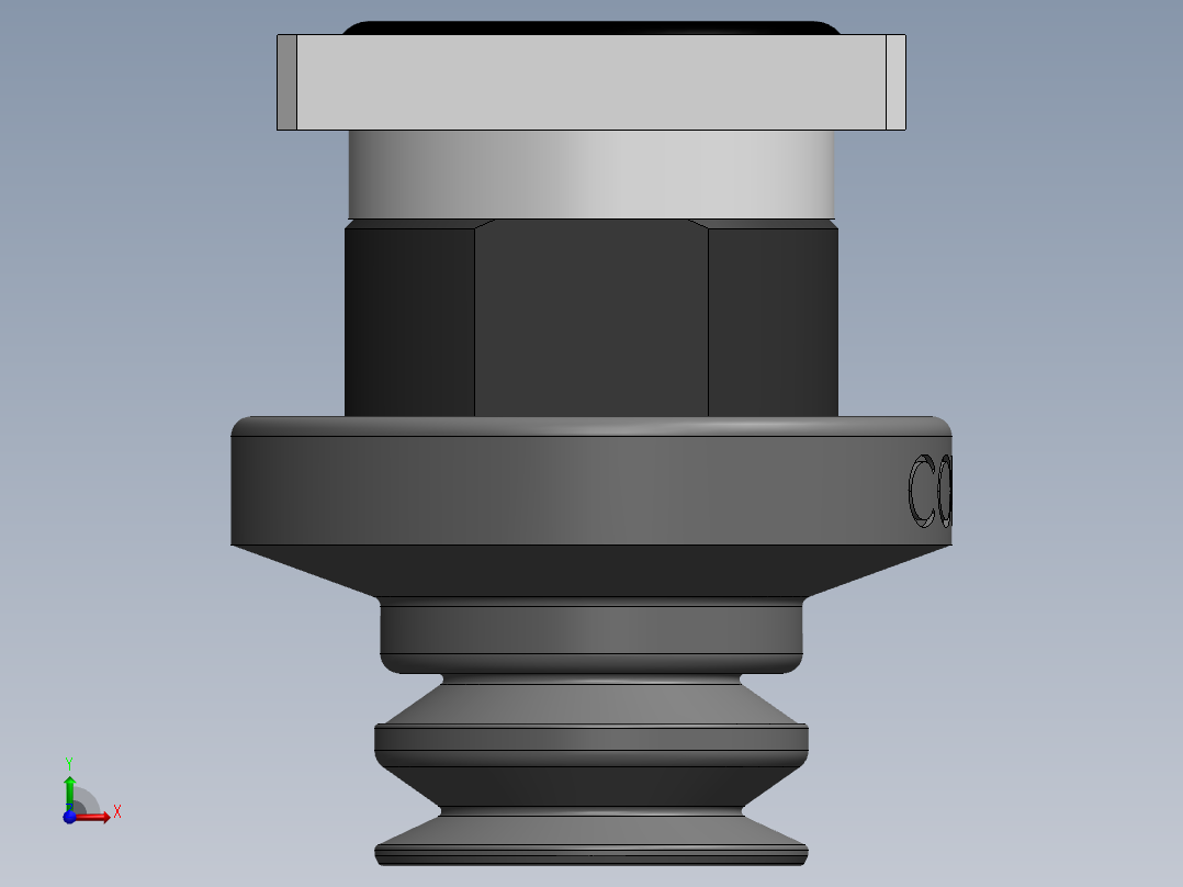 波纹真空吸盘CBC22C32  391795前视图