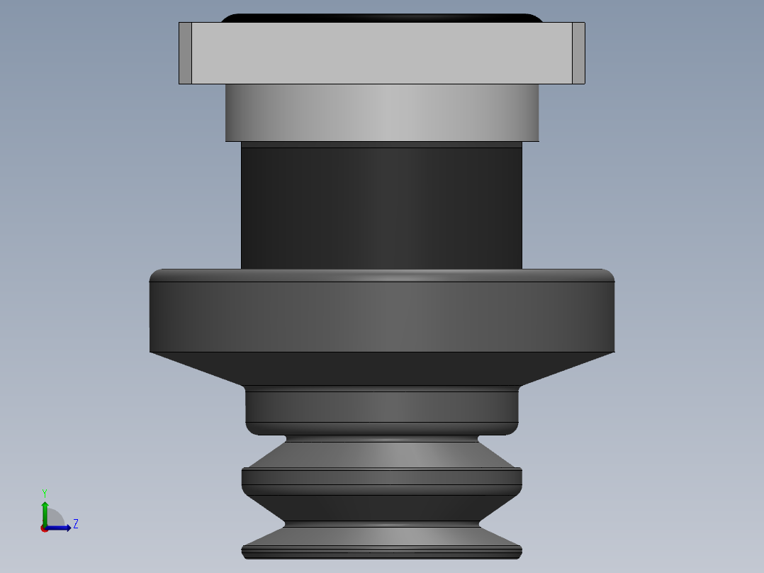 波纹真空吸盘CBC22C32  391795左视图