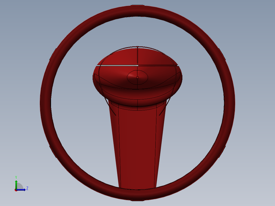 宇宙飞船(11)左视图