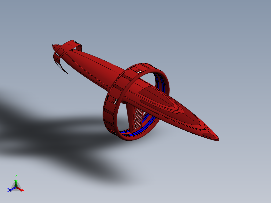 宇宙飞船(11)正等轴测图