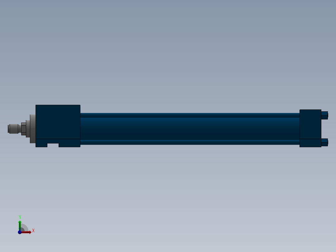 力士乐 - 液压缸前视图