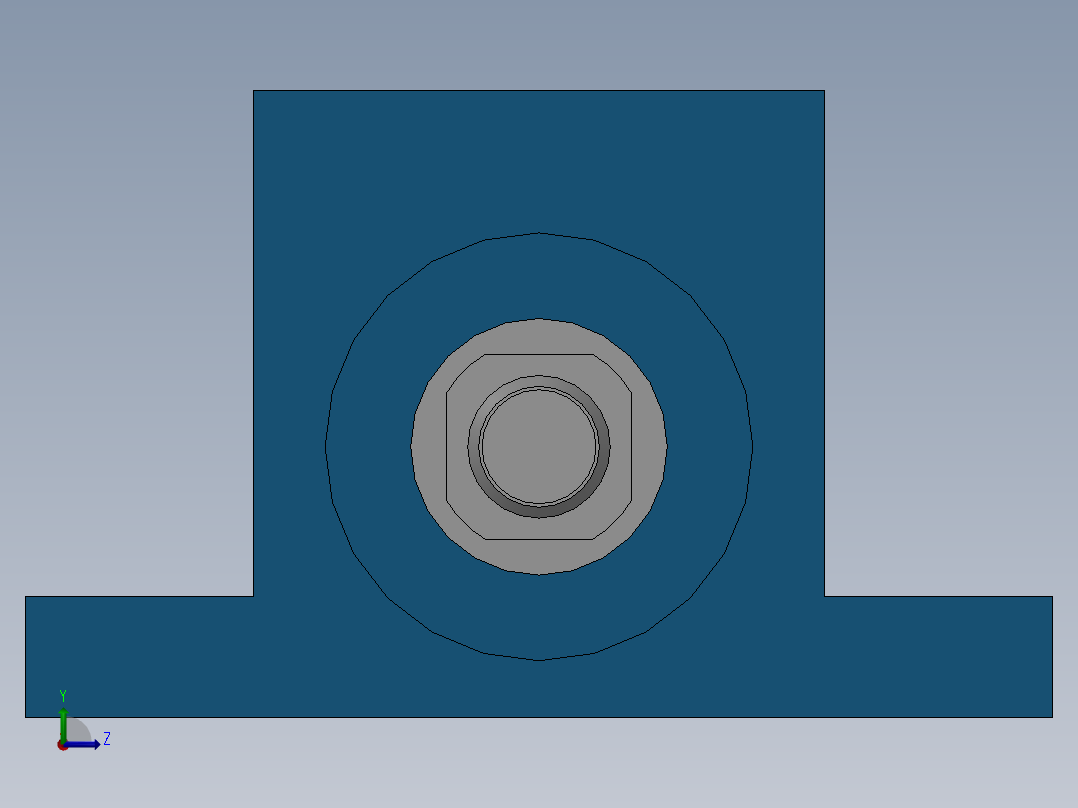 力士乐 - 液压缸左视图