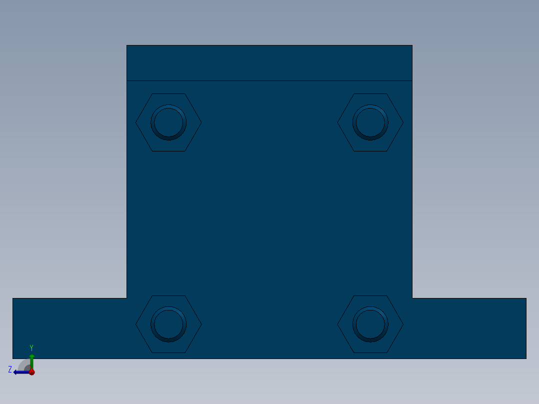 力士乐 - 液压缸右视图
