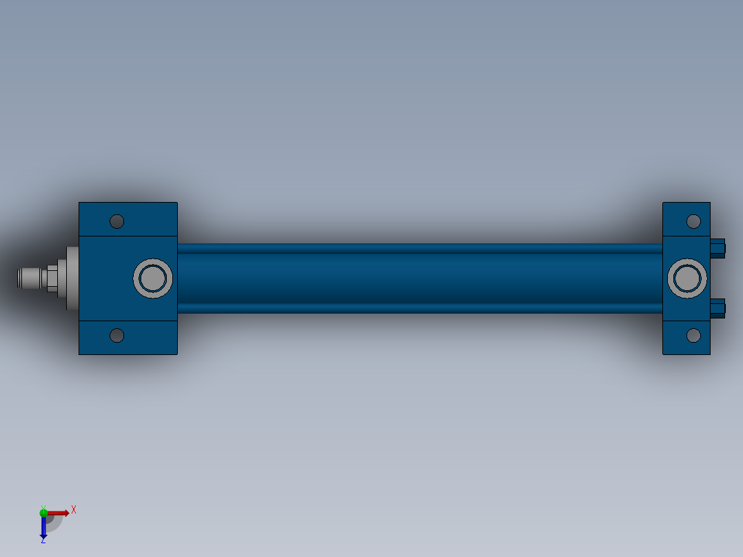 力士乐 - 液压缸俯视图