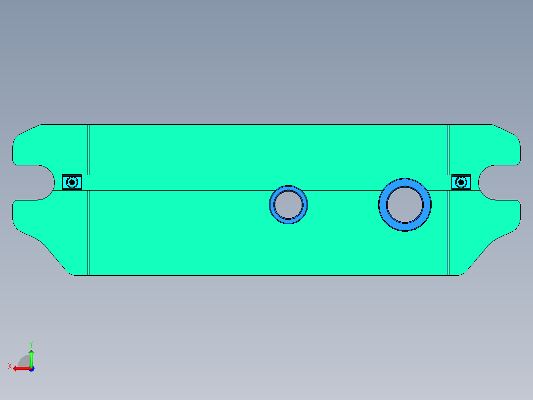 连杆铣平面镗孔液压夹具后视图