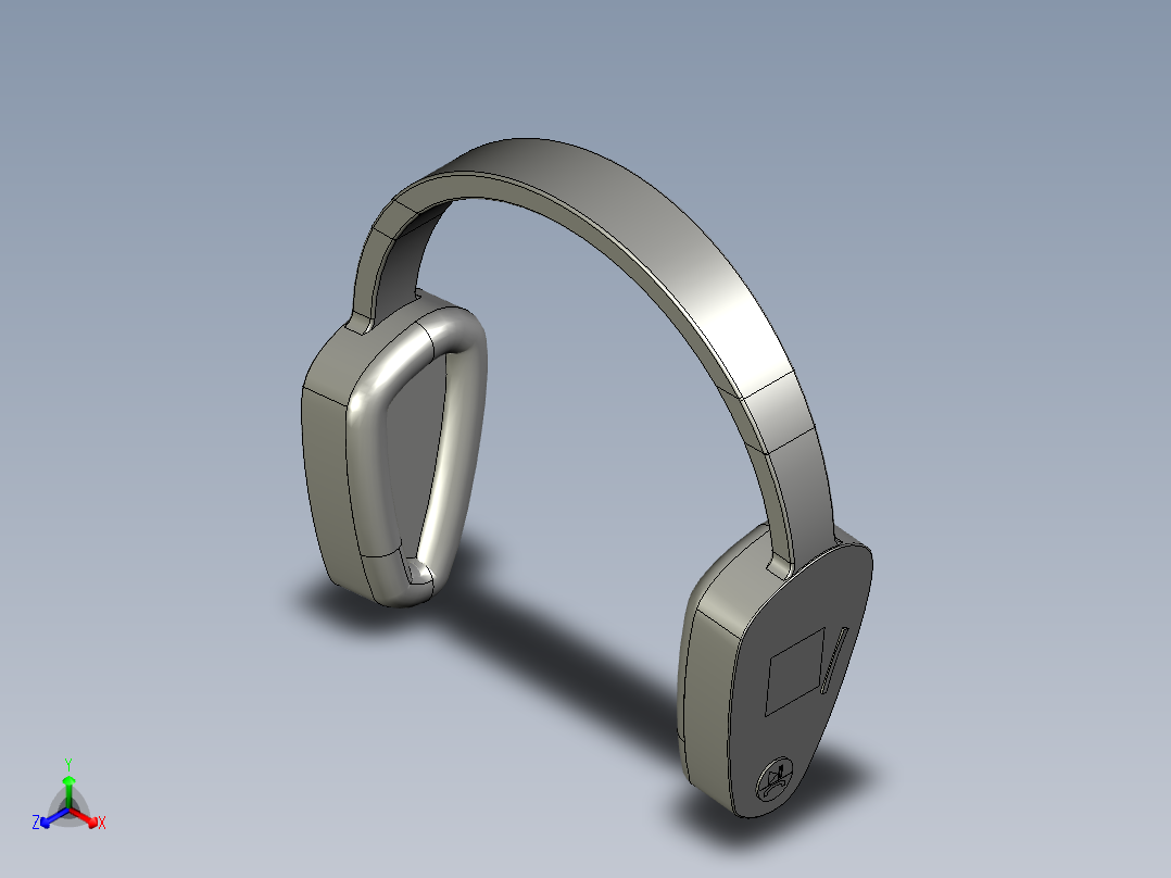 耳机1232正等轴测图